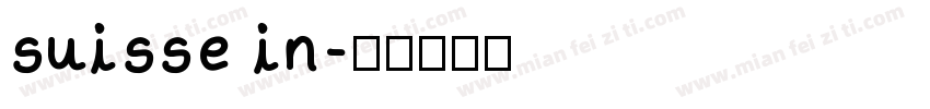 suisse in字体转换